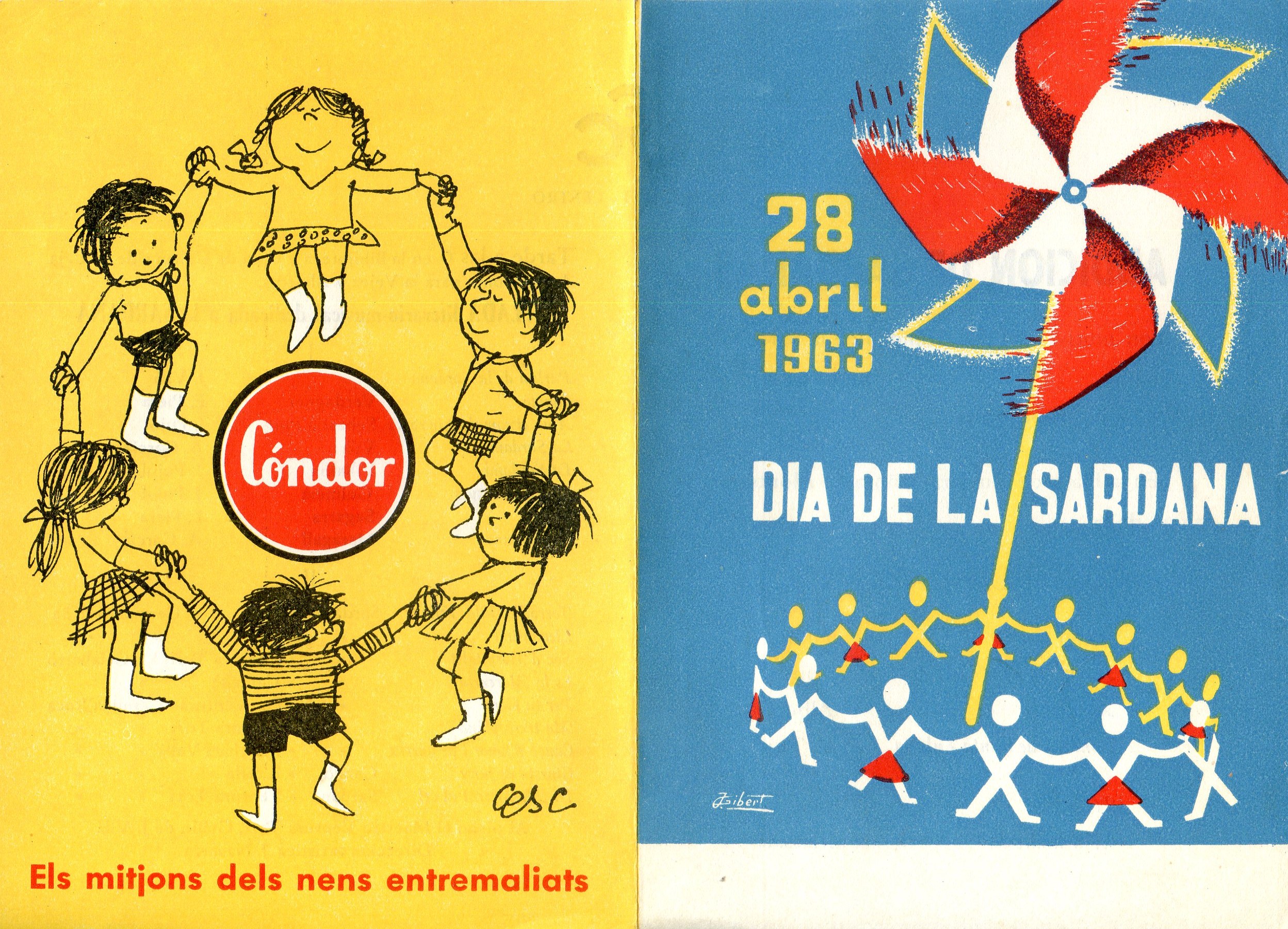 Dia de la sardana : 28 abril 1963 - Portada